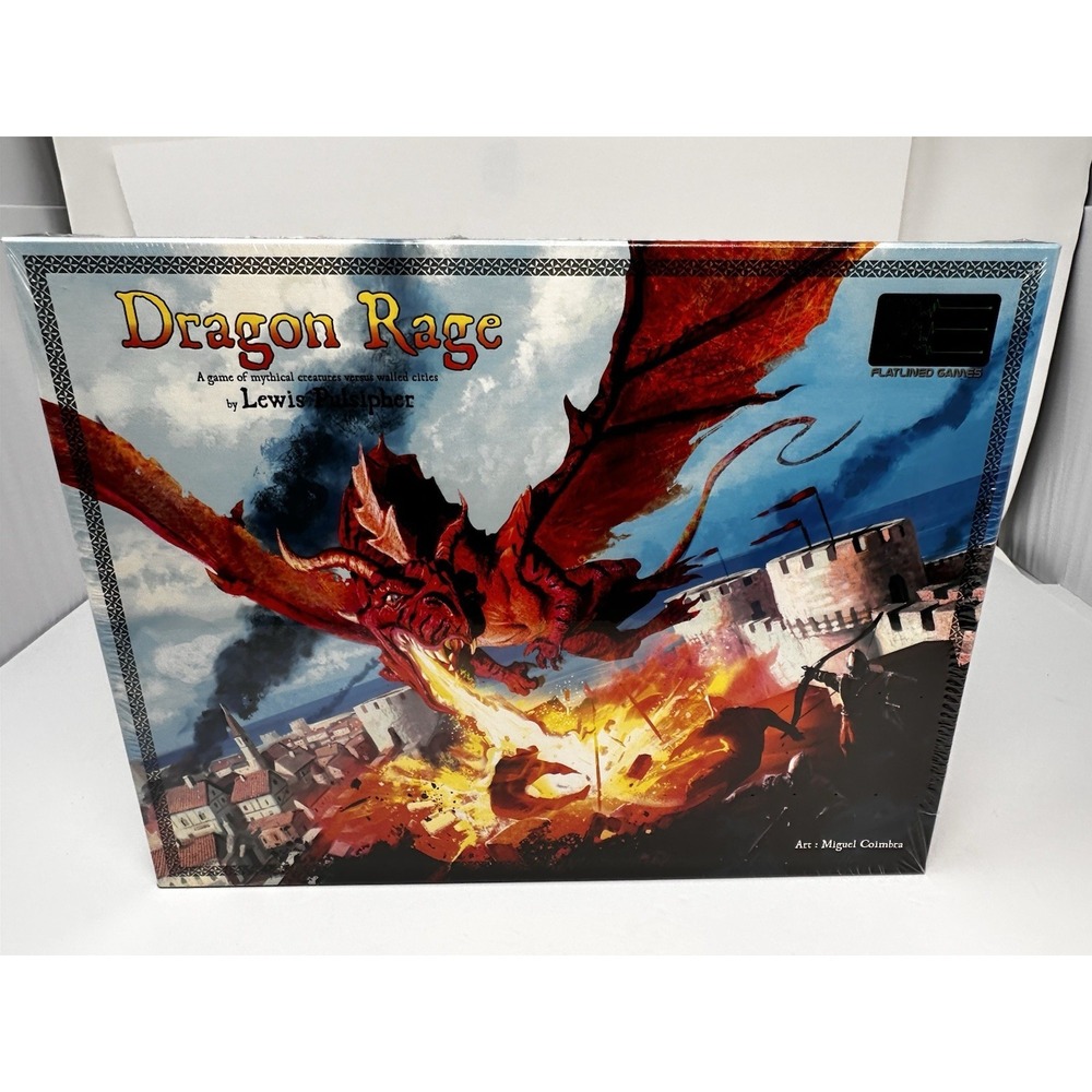 Dragon Rage Board Game by Lewis Pulsipher - 2nd Edition Flatlined Games NEW